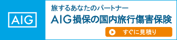 AIG損保の国内旅行障害保険